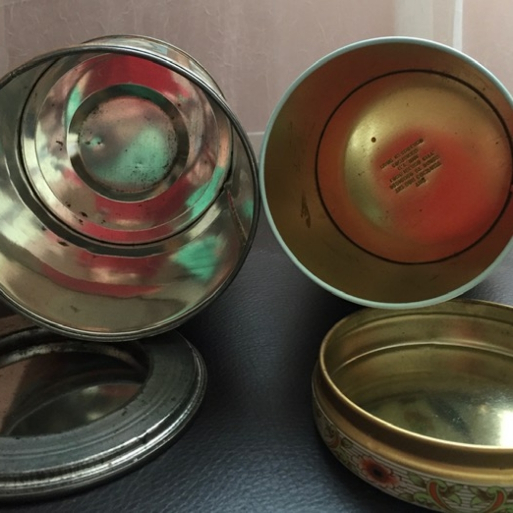 Mixed Lot of 9 Decorative Tin Cans - Picture 4 of 6